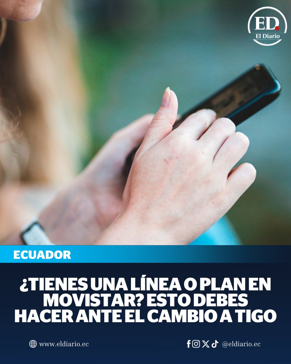eldiarioec's tweet photo. #Ecuador | Atención, usuarios de Movistar: esto deben hacer ante el cambio a Tigo. 📷 https://t.co/gyDr3Ll9IA https://t.co/7RqwY5sGae