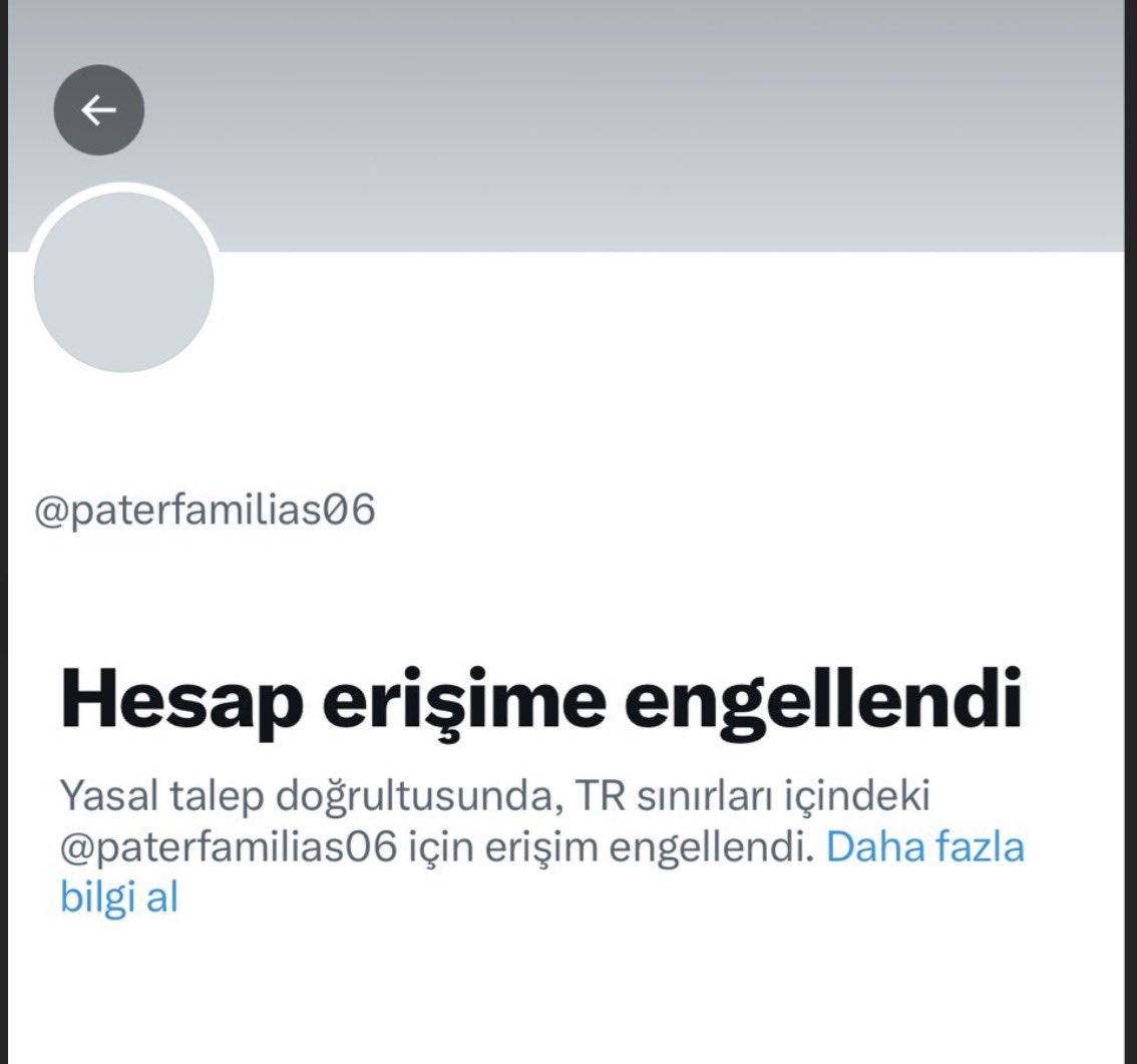 paterisback's tweet photo. Ana hesabım hiçbir gerekçe gösterilmeden 2.kez Türkiye’de erişime engellendi. Bu hesaptan @paterisback devam edeceğim. Takip edip, duyurursanız çok sevinirim. 

Hesabı engelleyenlere de şunu söyleyim siz engelledikçe gerçekleri daha çok yazasım geliyor. https://t.co/IOmmSvygzB