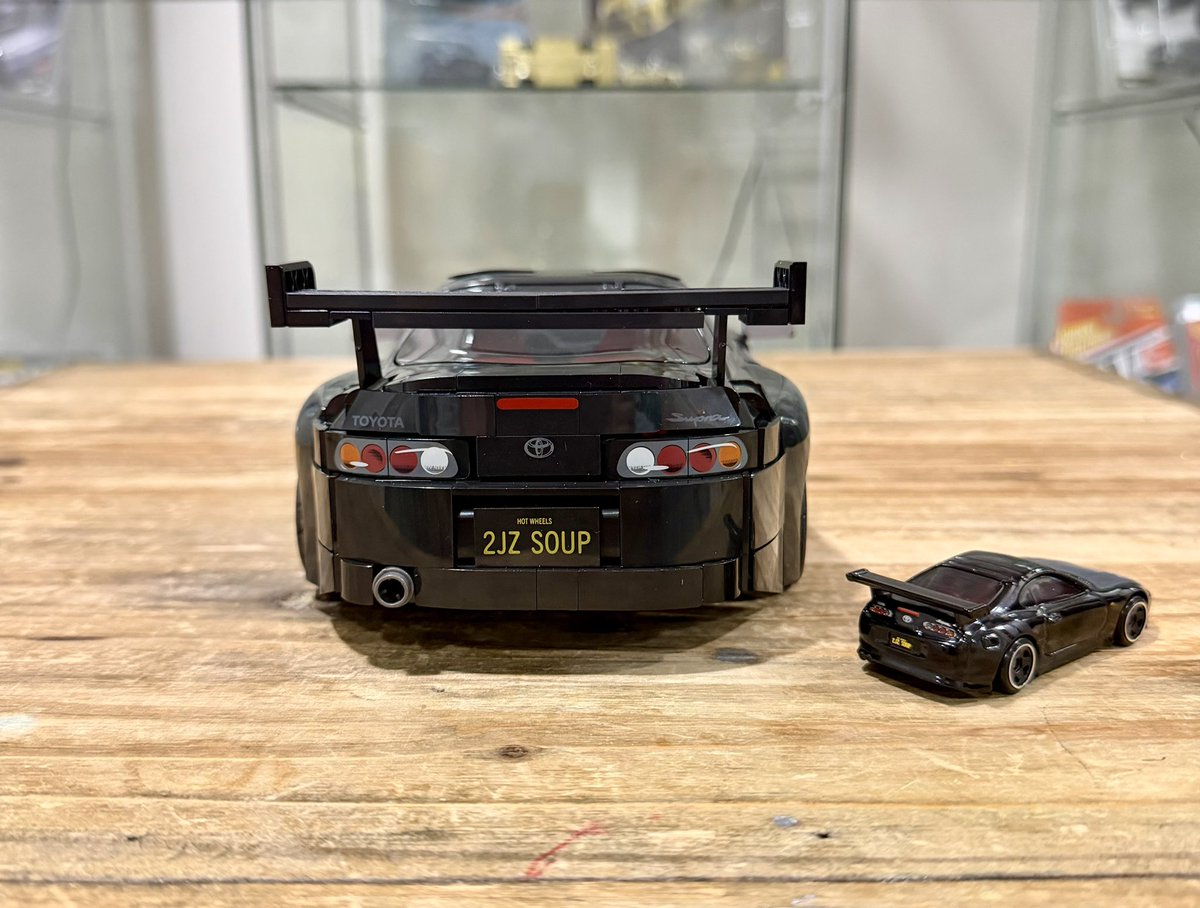 DiecastHype's tweet photo. Evening all!
The Supra is done and it’s definitely one sick
piece for the collection! Big shout to my little guy for putting this one together.
He is the best ❤️
I hope those of you that want one are able to obtain it!
#HotWheels #BrickShop https://t.co/1pWBzyXpBN