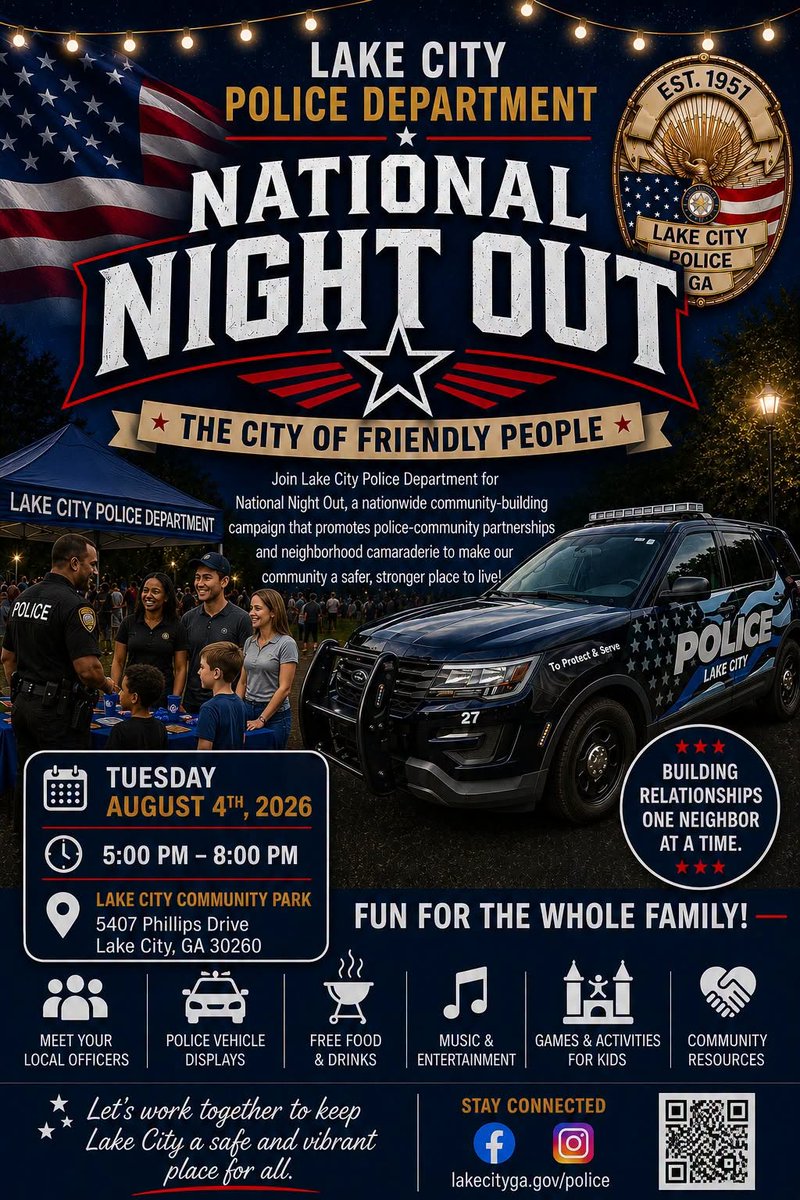 GA_ParoleBoard's tweet photo. National Night Out is underway in Georgia, and GA Parole and the Georgia Office of Victim Services are on-site at these locations! #nationalnightout #parolestrong #paroleworks #victimservices https://t.co/nqhIUeZRY9