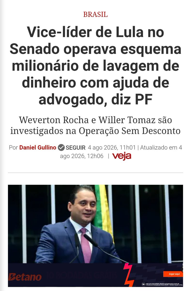 FlavioF_M's tweet photo. @Metropoles https://t.co/kAwMpRRUMg