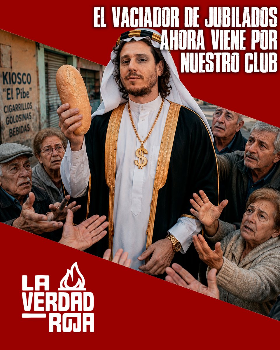laverdad_roja's tweet photo. Ya quiso vender la soberanía del país, ahora quiere vender al Rojo 

Gaudio tuvo una causa judicial por querer entregar los fondos del ANSES a los cataríes para que lo manejen desde una cuenta offshore: Sin transparencia, sin control

¿este buitre de Macri quiere manejar al CAI? https://t.co/EJrBPqeUIw