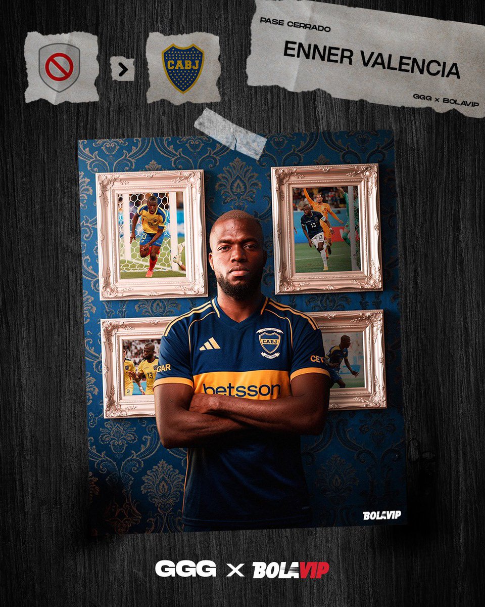 GerGarciaGrova's tweet photo. 🚨Enner Valencia jugará en #Boca

📍Llega libre desde #Pachuca

✍🏾 18 meses https://t.co/jqO3zraqgy