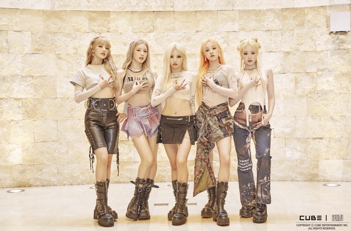 idleis6's tweet photo. ‘Nxde’ (400M) has now surpassed ‘TOMBOY’ (399M) as i-dle’s 3rd most viewed Music Video on YouTube! https://t.co/8sml1nGEIy