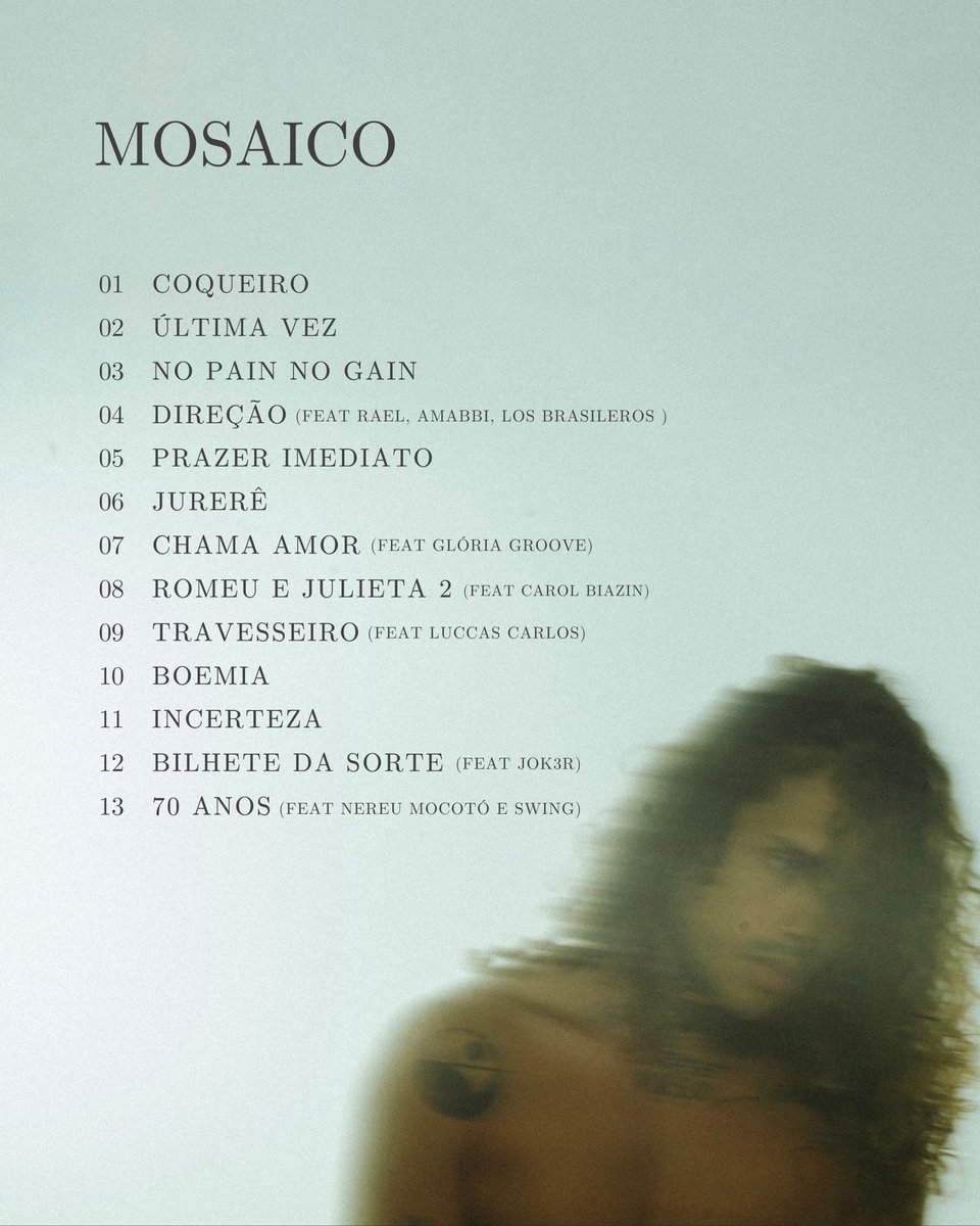 AcessoGG's tweet photo. "CHAMA AMOR" é a parceria de Vitão com Gloria Groove para o álbum Mosaico, novo projeto do cantor. https://t.co/jEJPo8B4yp