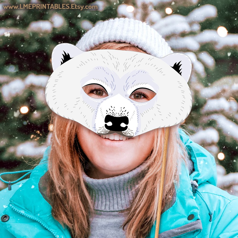 lmeprintables's tweet photo. Polar Bear Mask Printable Costume Kid Adult White Ice Bear Animal Birthday Party Game Carnival Favor Photo Booth Arctic Glacier Halloween https://t.co/0UQbD0KNr8 via @Etsy #polarbearmask #polarbearcostume #masksforkids #arcticbirthdaytheme #playathome #seaanimalsgame #schoolcraft https://t.co/RGhM1DurZ8