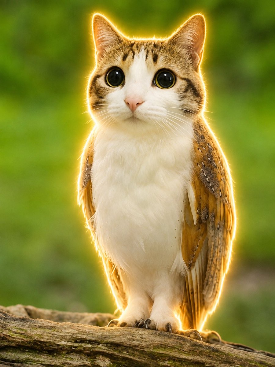 Fredziii0's tweet photo. Glowing Meowl🦉😸🥰 https://t.co/ahWonozkyn