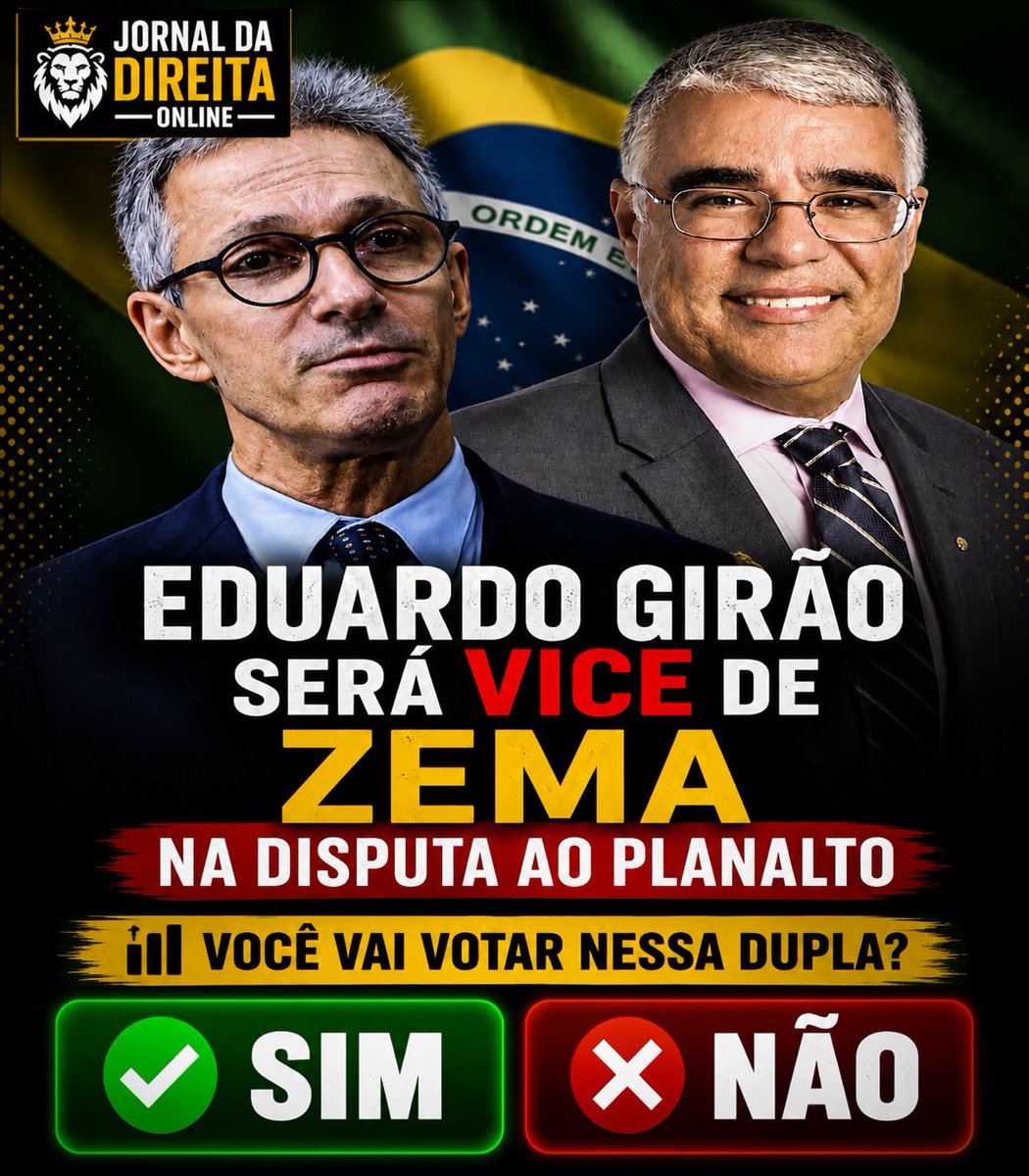 JornalBrasilOn2's tweet photo. Você vai votar nessa dupla ? https://t.co/ehoyNEKnX1