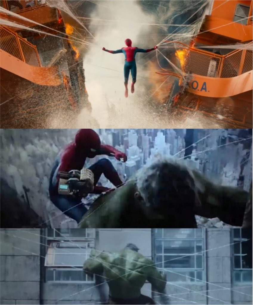 bigbrownson's tweet photo. This is the part that’s throwing me off…

Peter’s webs once struggled to hold a ferry together, but now they’re strong enough to pin down the Hulk?

That’s a massive jump in strength. Did I miss an explanation somewhere, or are we just rolling with it?

#spidermanbrandnewday https://t.co/dRiZ3giBWh
