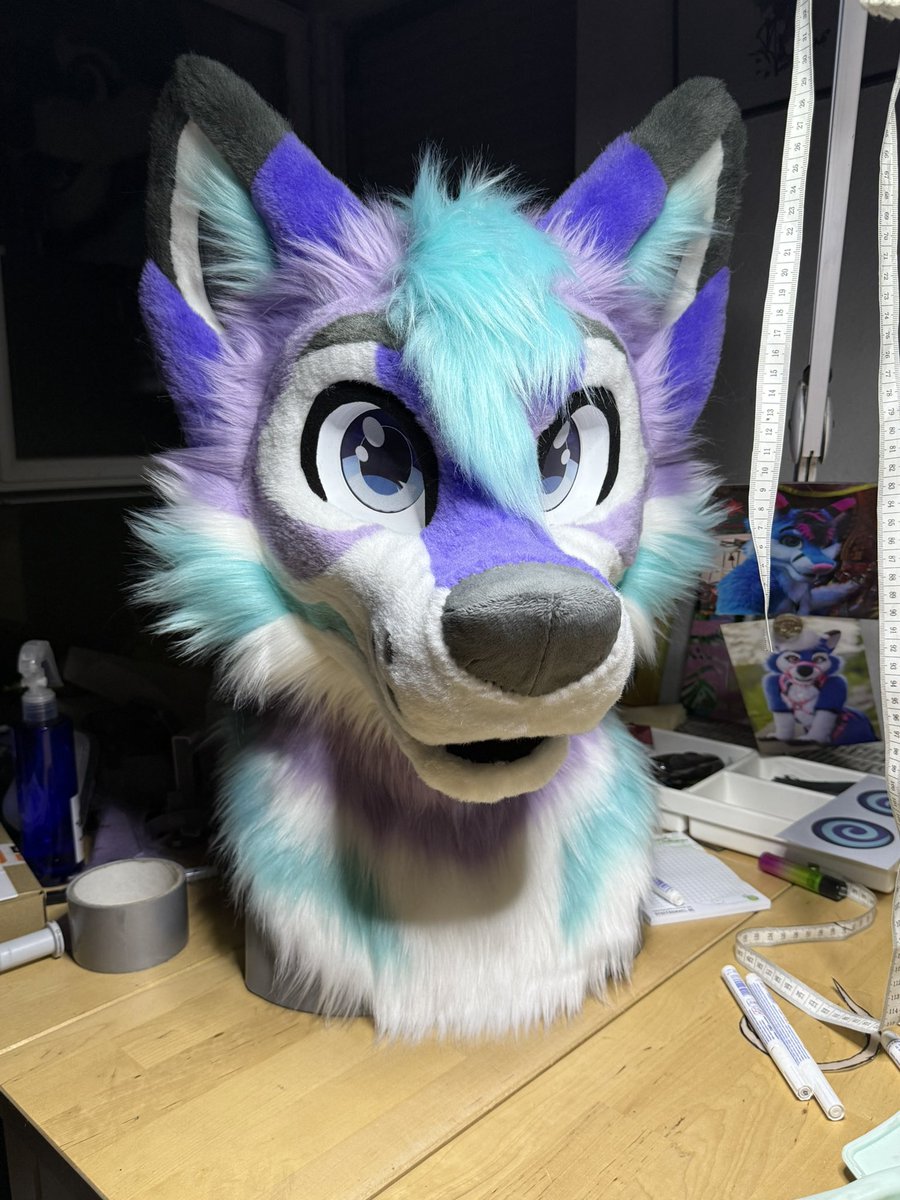 MilesFurStudios's tweet photo. Uhhhm 🫪 You guys like WIPs right?

So yeah, I’m back alive from a nasty flu I caught. 
Premade is getting closer to the finish line, someone please take him away from be before I decide to keep him 😭🙏🏻 https://t.co/s0mrebsIIO