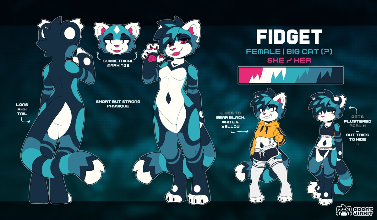 dont_jinxit's tweet photo. Whipped up a little ref for my new cat https://t.co/Jwg2mH6yvL
