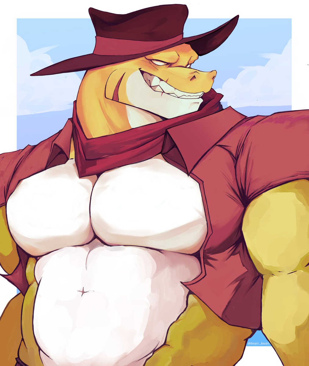 bahds_bahds's tweet photo. The cowboy is feeling nicee 🤠✨
#gummigoo #tadc #Furryart https://t.co/FYhKHwlsgl
