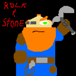 Sowin_Mysren's tweet photo. Been playing a lot of Deep Rock Galactic lately wanted to show off some pixel art of it. For rock and stone. #fanart #drg #deeprockgalactic #dwarf https://t.co/809GzWrkgs