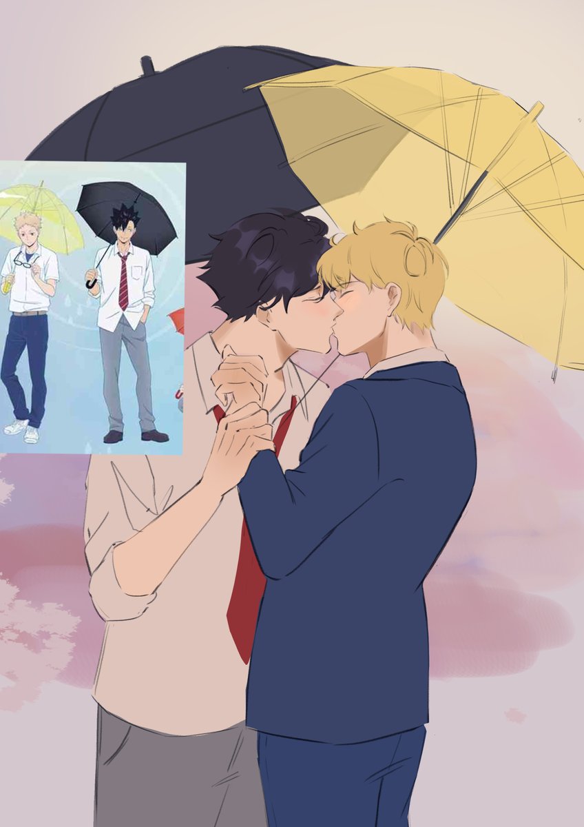 tuudles_'s tweet photo. Kurotsuki wip for a rainy season ☔️💖 https://t.co/n8zNuVdKDi