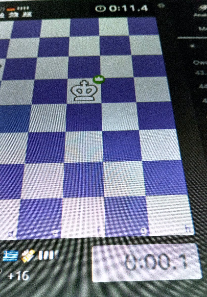 DozeGambit's tweet photo. There's one thing I hate more than blitz and that's bullet. I won this one with checkmate, but at what cost... ⏰️ 👀 😤
#chess https://t.co/xkAMFwG4mR