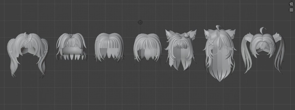 Thecaster2301's tweet photo. Some new  hairs I made, If anyone is interested  I got open commisions 15$-20$ each hair ^^ #robloxugc #robloxㅤ #robloxdev  you  can add me dm in discord: Thecaster230 https://t.co/9lhI5yM2pK