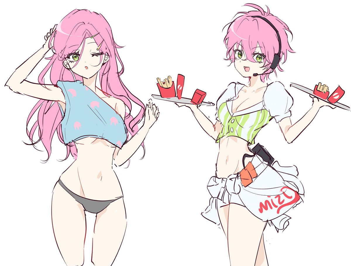 ItzbubbleY's tweet photo. doodle of mizis newest outfits! i really love the restaurant one (shh these are for an animation i really hope i'll finish) #mizi #ALNSTㅤㅤㅤㅤㅤㅤㅤㅤㅤㅤㅤ #fanartㅤㅤㅤㅤ #alienstageㅤㅤㅤㅤㅤㅤㅤㅤㅤ https://t.co/0TnNzsNGcK