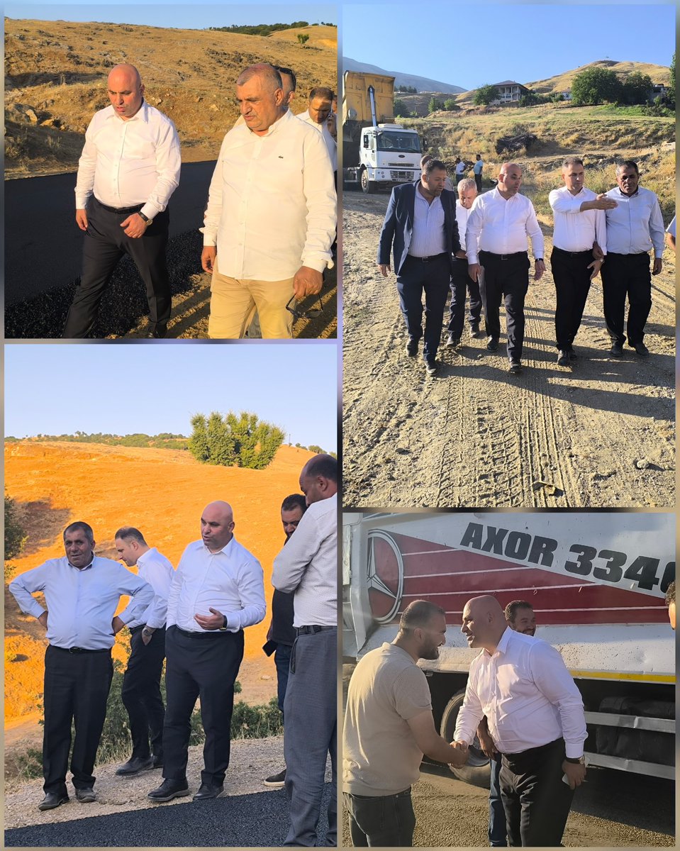bitlismeclis's tweet photo. İl Genel Meclis Başkanımız Sn. Medet İLBARS (@medetilbars), Mutki İl Genel Meclis Üyelerimiz ve Mutki ilçe Özel İdare Müdürümüz ile birlikte Mutki ilçemizin Alıcık ve İkizler köy yollarında yürütülen BSK (Bitümlü Sıcak Karışım) asfalt çalışmalarını yerinde inceledi.

İncelemelerin ardından köy sakinlerimizle bir araya gelen Başkanımız, hemşehrilerimizin talep ve sorunlarını dinledi. Köylerimizin ulaşım konforunu artırmak adına gayretle çalışmaya devam ediyoruz.