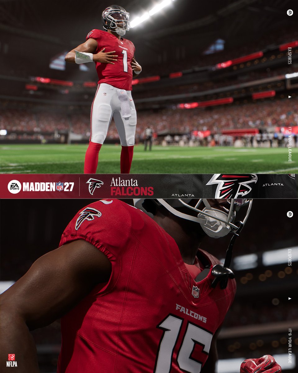 EAMaddenNFL's tweet photo. What's your favorite uniform in #Madden27? 

3-day early access starts 8/10: https://t.co/UyuZcgQHlv https://t.co/PTROuzqbLu