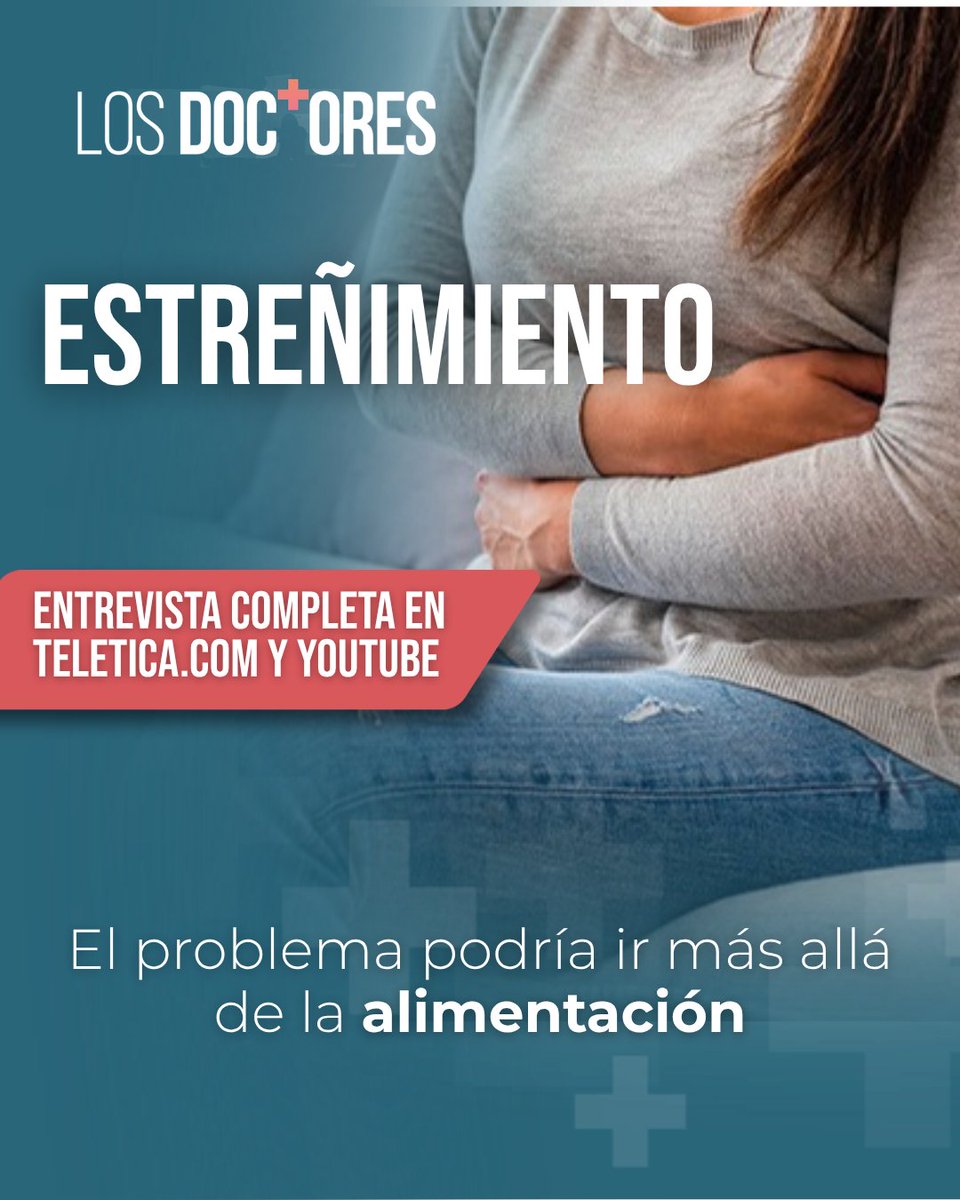 Teleticacom's tweet photo. Activá la 🔔 y repasá #LosDoctores aquí: https://t.co/gSpxWbY2L2. | El estreñimiento es un problema frecuente que puede afectar la calidad de vida y, en algunos casos, ser una señal de otros trastornos de salud. https://t.co/iq4xCjzSi4