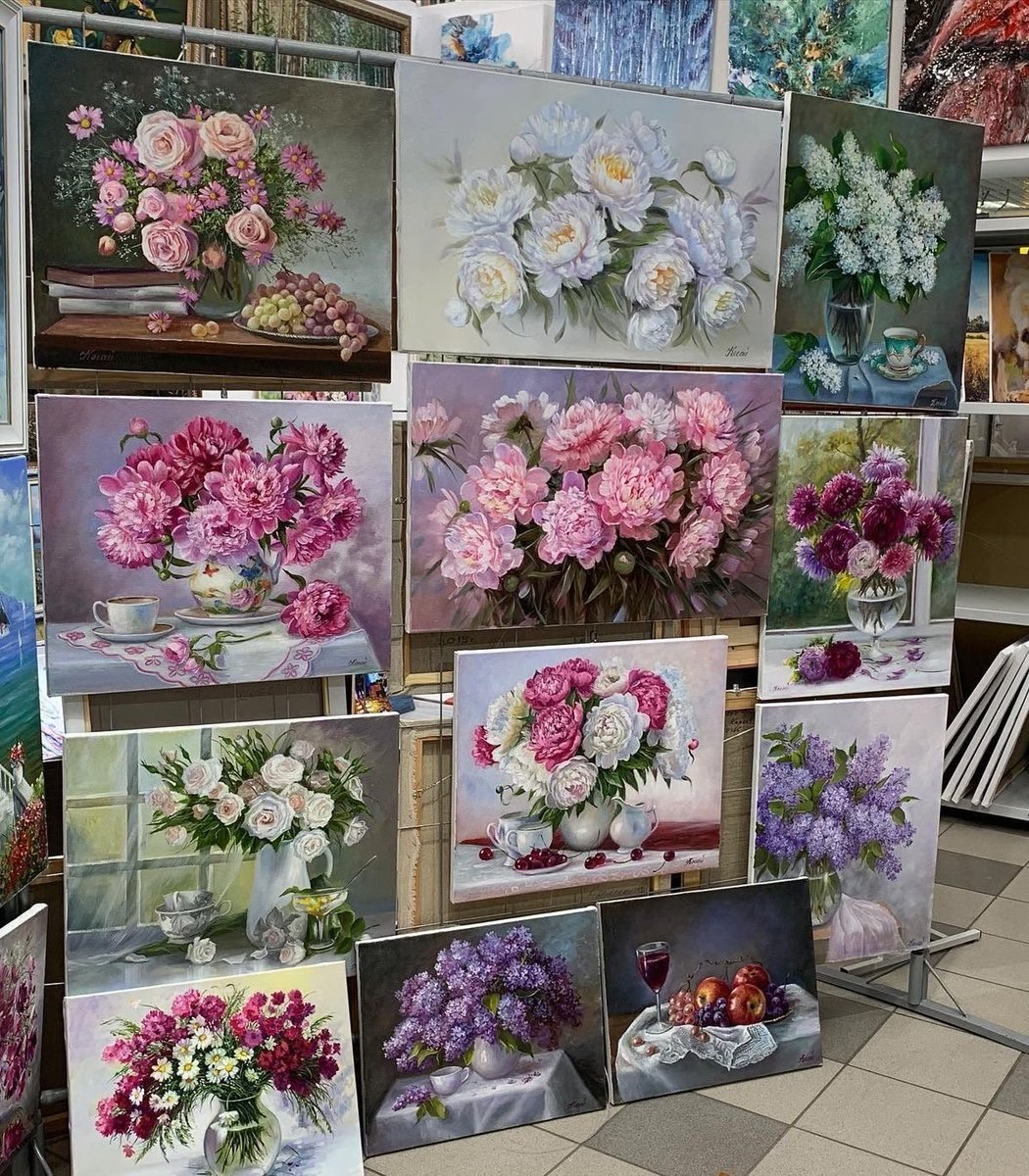 petalesblancs's tweet photo. painted flowers 🌺 https://t.co/MGUTWcfnFa