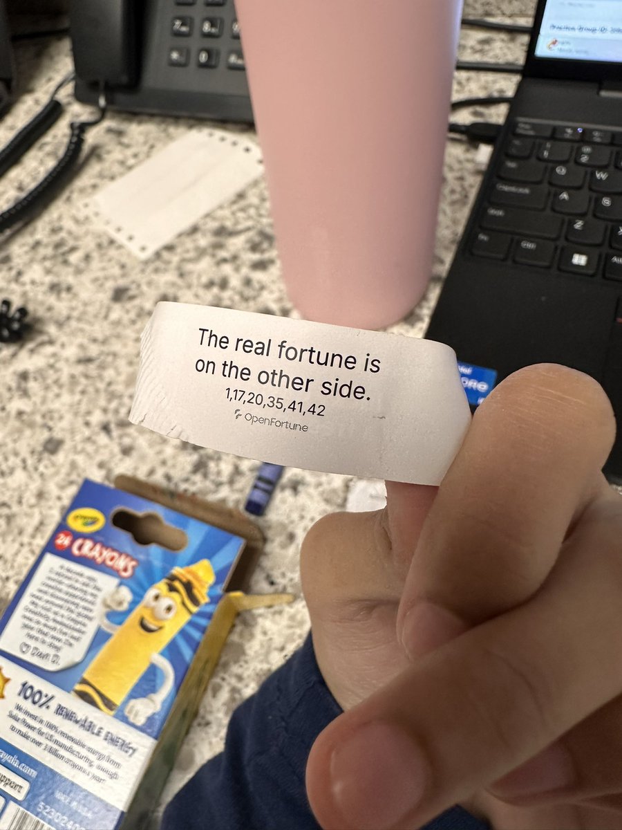 Z33W33's tweet photo. not even fortune cookies are safe from ads https://t.co/LhZTeQpydu