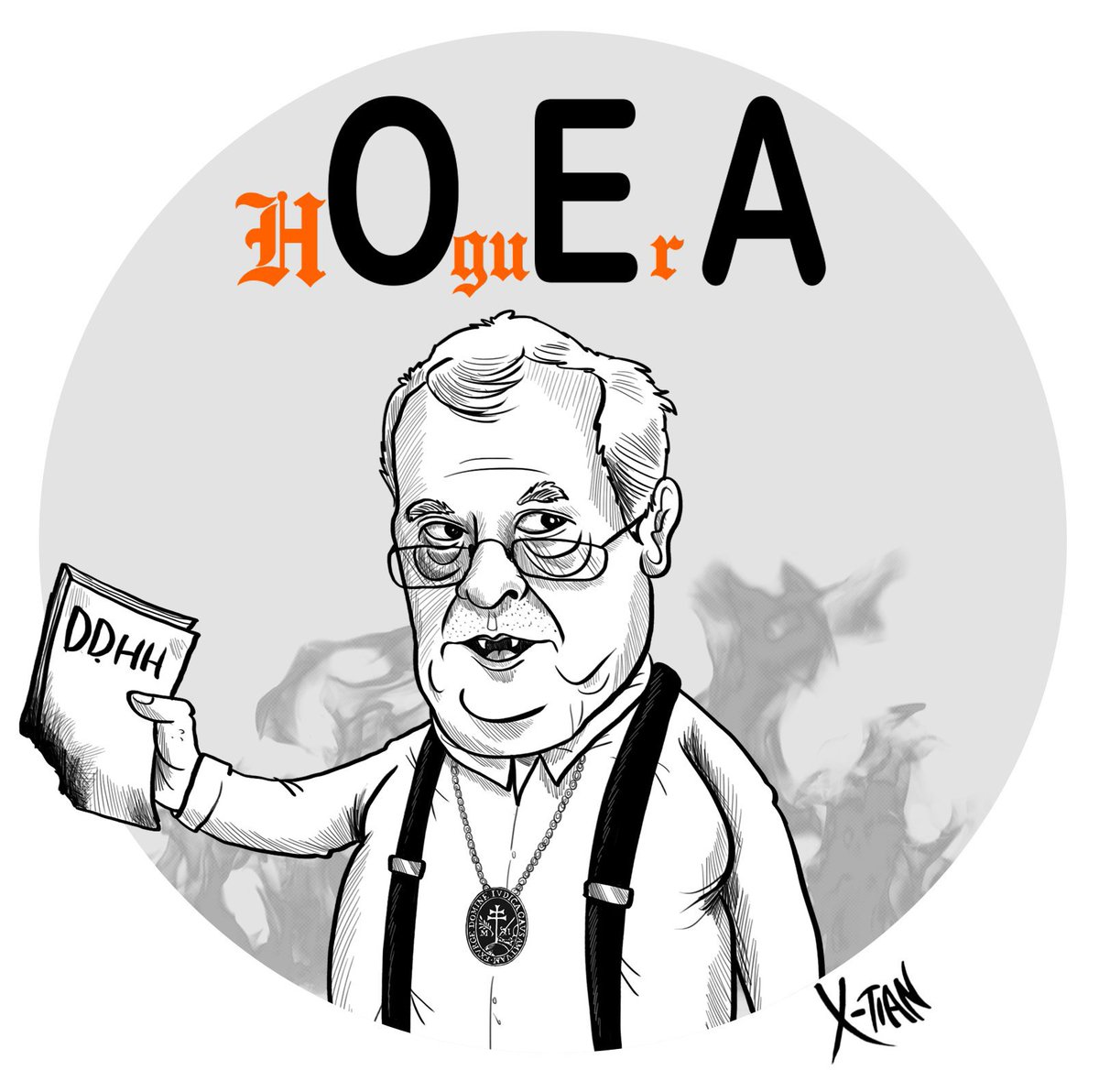 UnCaricaturista's tweet photo. Este país es un loop, publiqué esta caricatura en El Espectador en el 2018: https://t.co/CMbKo2E5R5