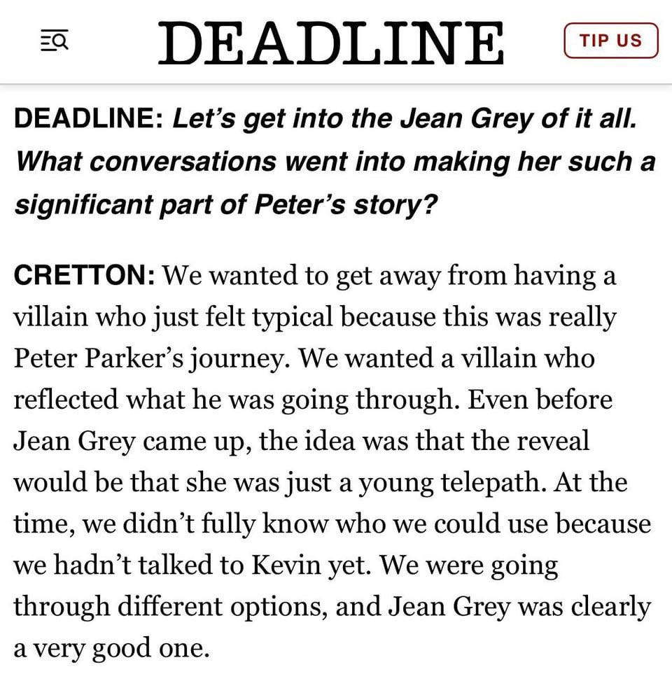 comicaccuracy's tweet photo. Oh so that’s why it was bad. Her being Jean Grey was an after thought. They just wrote [Teen telepath TBD] and then hit “find all and replace” https://t.co/qNFWXxBNH9
