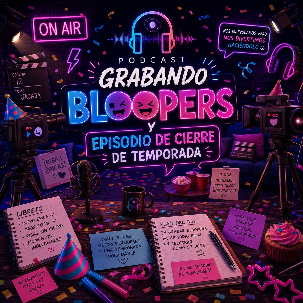 podcastmixeando's tweet photo. 💪🏻 ¡En vivo desde el estudio!

💥 Grabando los bloopers del mes y el cierre de temporada. Puras risas, cero filtro y tomas falsas

😋 ¡Sigue conectado a nuestros canales y alerta a todas las sorpresas que vienen!

#Bloopers #CierreTemporada #Viral #Próximamente #Podcastmixeando https://t.co/KJOKtRE8gY