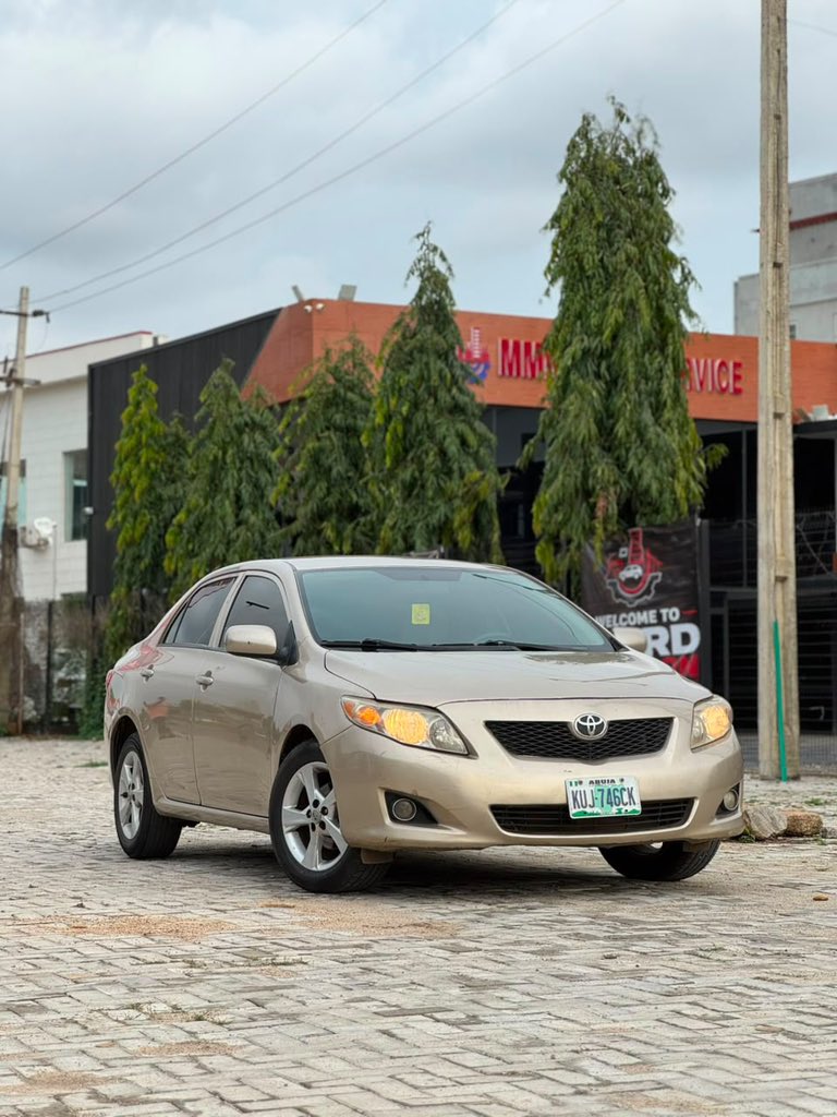 NMaidollar's tweet photo. Extremely Clean 
2009 Toyota Corolla LE With Original Duty 📄. Selling at Maidollar Groups 🚗

📍 Abuja
💰 8,500,000 Only
☎️ 09022213052 https://t.co/yRSdqKXQv3
