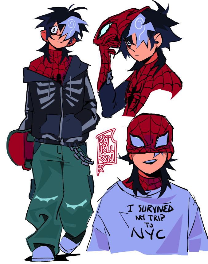 aethellren's tweet photo. i had an idea...#jrwi #upp #spiderman https://t.co/r3WOvvcdzC