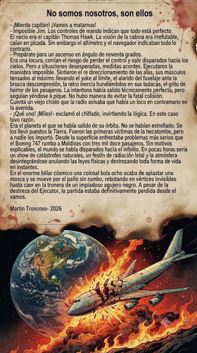 Igorelservil's tweet photo. El avión anda bien, la ley de gravedad , no. ¡May Day torre de control!

#terror #pensamentos #frases #fyp #viral https://t.co/guyIX5lBqM