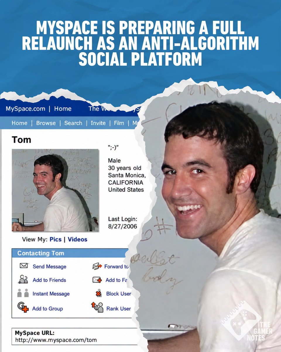 AlphaLogicHQ's tweet photo. So is MySpace gonna be the next crypto platform??? https://t.co/volZjufIE1