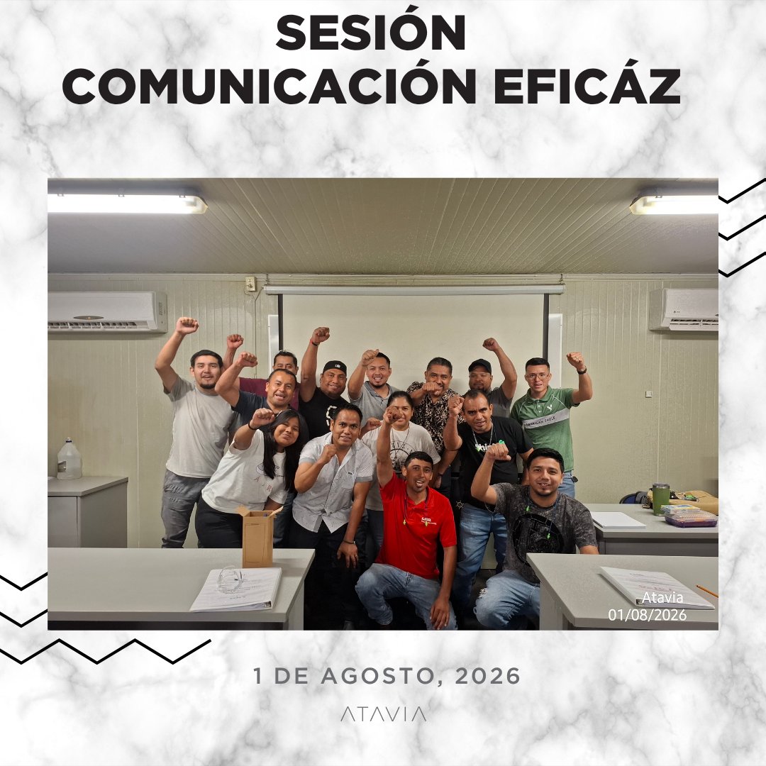 AtaviaConsultor's tweet photo. ➡️ COMUNICACIÓN EFICAZ, lo que no se comunica bien, simplemente no sucede.
En ATAVIA, acompañamos a Vege de Mexico en la formación de sus líderes.
Gracias Graciela Vega por la confianza en nosotros.
#ataviaconsultores
#comunicacioneficaz
#vegedemexico https://t.co/SoKCtglTOK