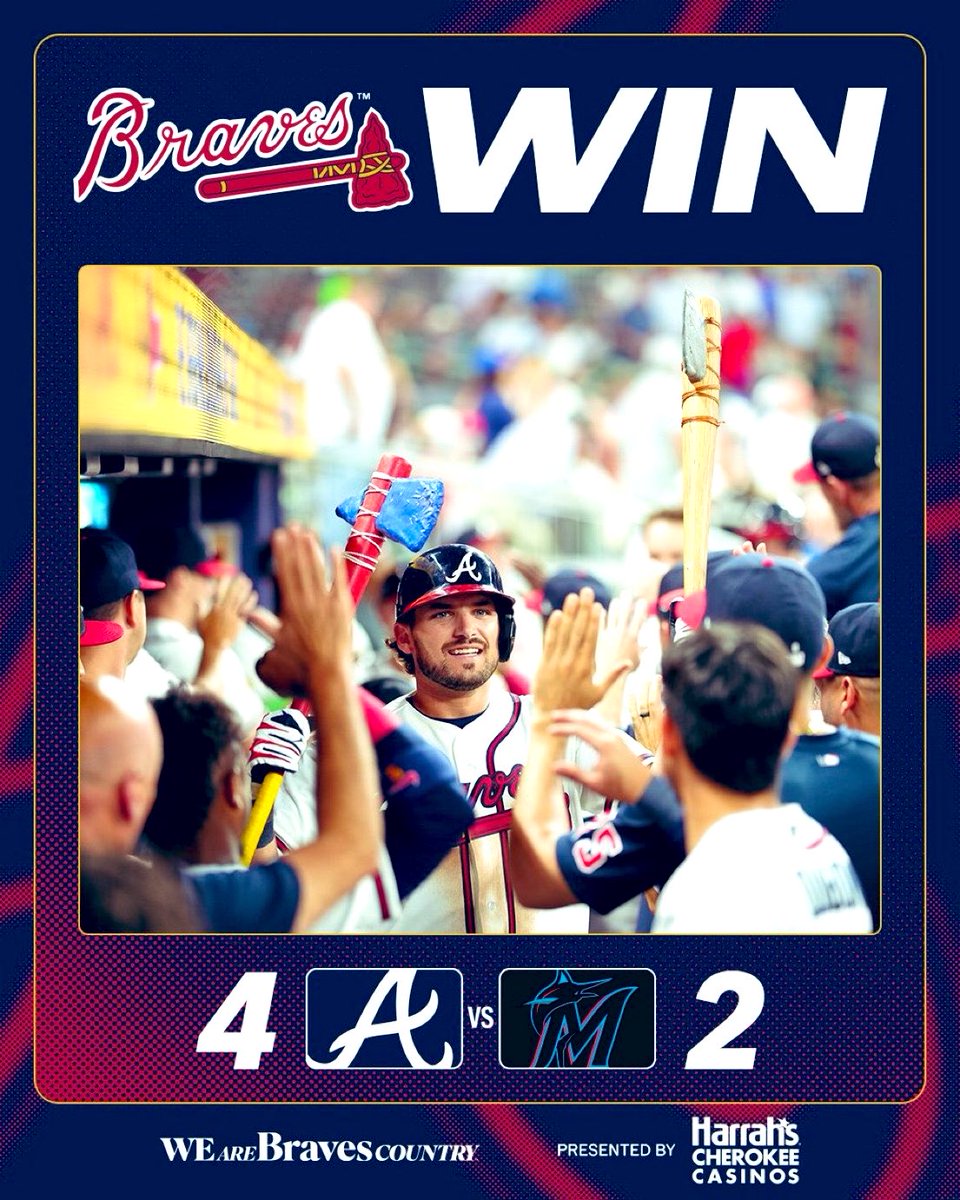 BraveYardShift's tweet photo. 6 STRAIGHT W’S #BravesCountry https://t.co/oWYKSSEuDz