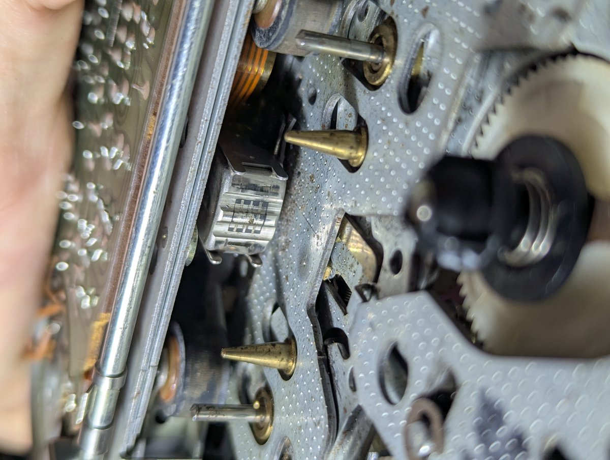 _OneCut_'s tweet photo. Little-by-little finding the problems with the C3's radio/cassette-player..
Leaky cap, corroded read head, cracked solder joints..
And the one I caused in the learning process.. a blown resister.
Hopefully, I've made my last Mouser order to get it fully functional.
Learned a LOT https://t.co/E8oHFwi98m