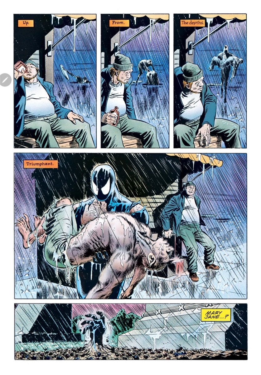 Dann138_'s tweet photo. More 🔥 from Kraven's Last Hunt. Six of the best issues of Spider-Man you will ever read. https://t.co/tvfDXhSXTC