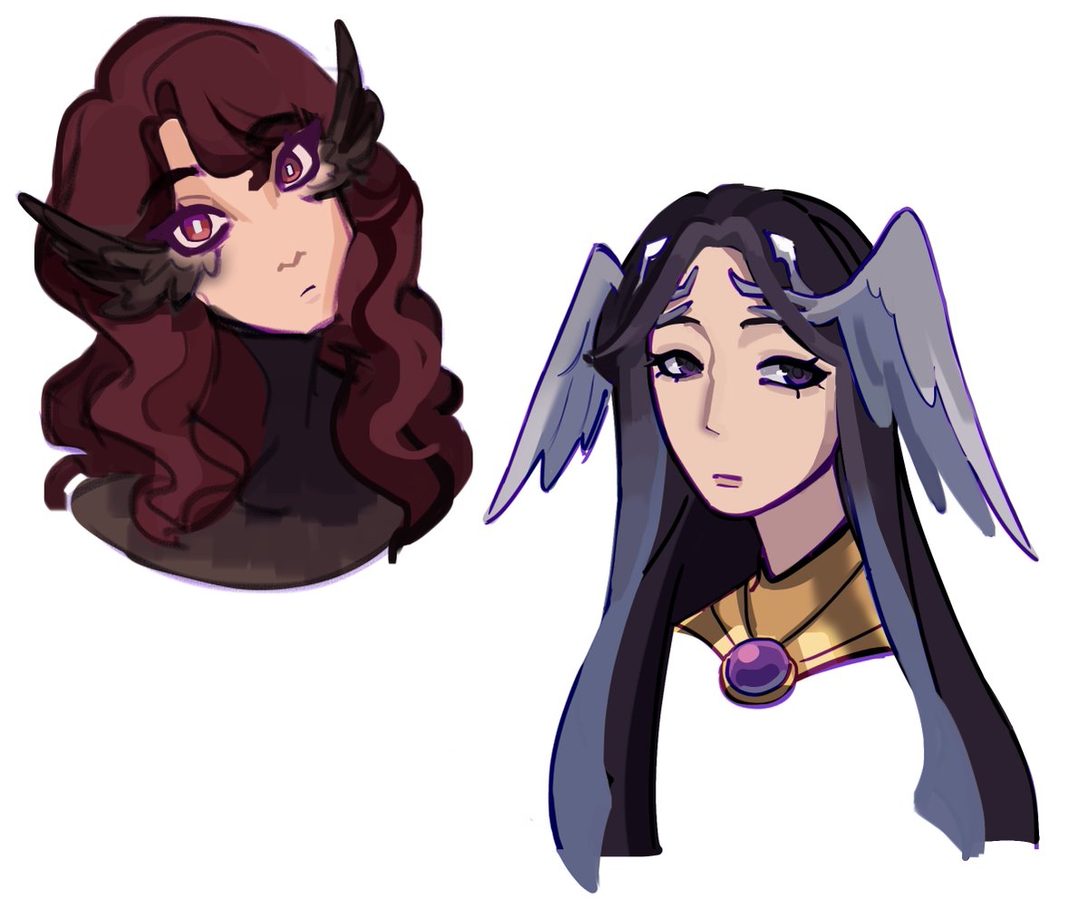 _y0ral's tweet photo. prettiest ladies #apokunafanart #pearlescentmoonfanart #pantheonsmp https://t.co/x9lVOFCjPO