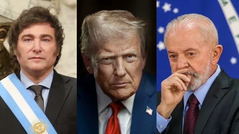 TendenPoIitica's tweet photo. "SE ENOJÓ": 

Porque tras las declaraciones de Lula atacando a Javier Milei, el Presidente Donald Trump decidió cancelar la visa de la embajadora de Brasil en Estados Unidos. https://t.co/9sOdjuLevz