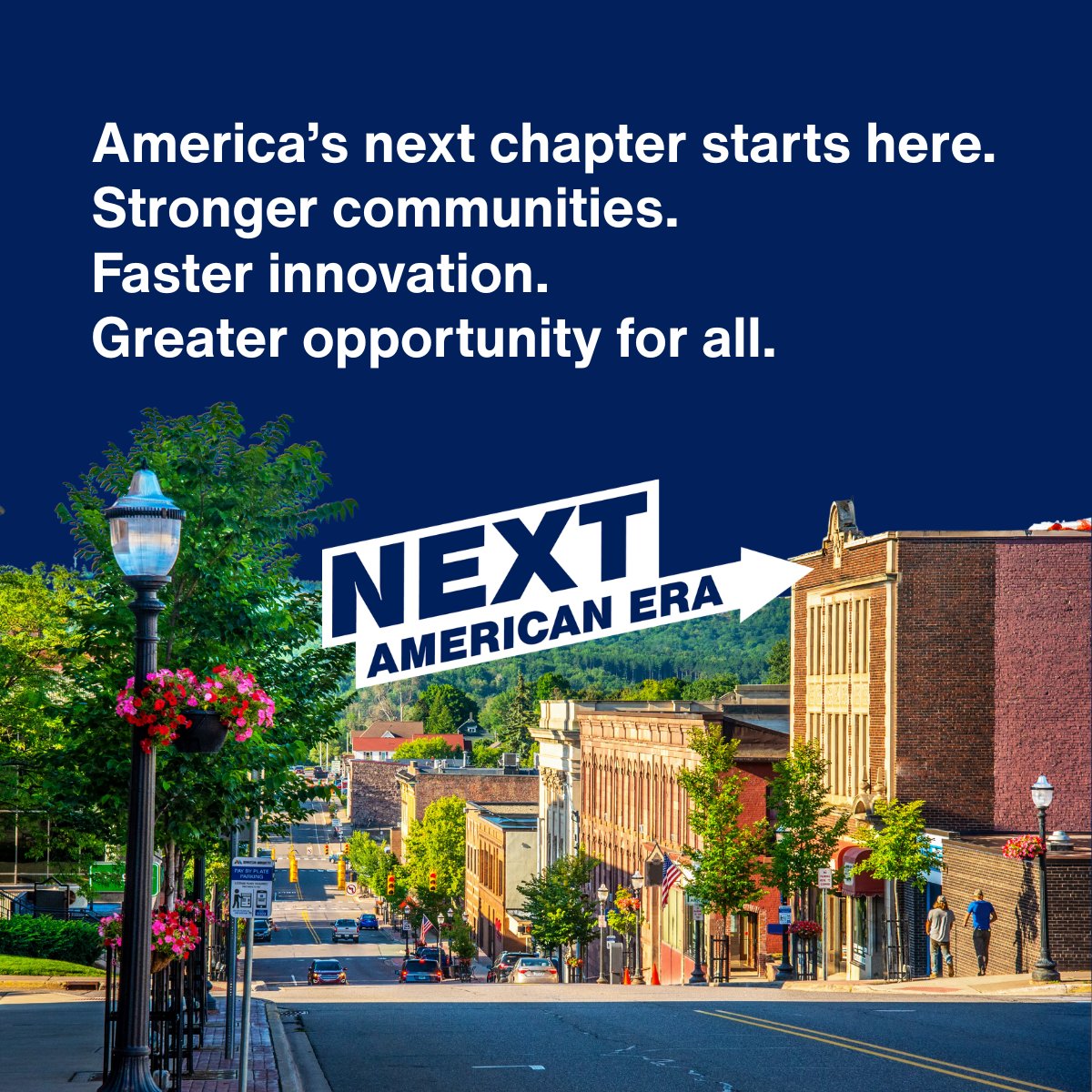 NextAmericanEra's tweet photo. At Next American Era, we believe stronger communities, faster innovation, and greater economic opportunity go hand in hand.

But right now, overly rigid policymaking is pushing investment elsewhere. And we want to fix that.

Join us:
