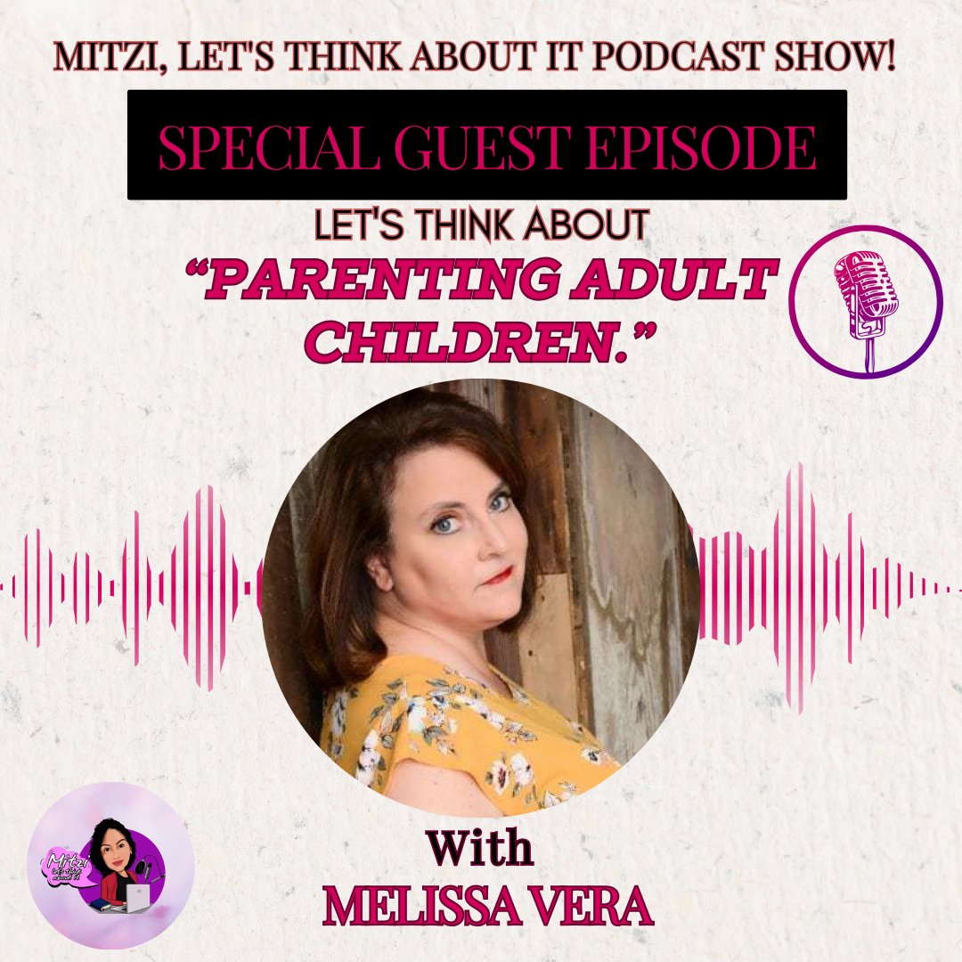 MitziThinkInc's tweet photo. 🎙️ Now Live!

“Parenting Adult Children” with special guest Melissa Vera is here. Thank you, Melissa, for your honesty, insight, and authentic energy during this meaningful conversation.

🔗 Listen here: V: https://t.co/Ez6c0EsgXn

#Podcast #NowLive https://t.co/cCAKor7Xmp