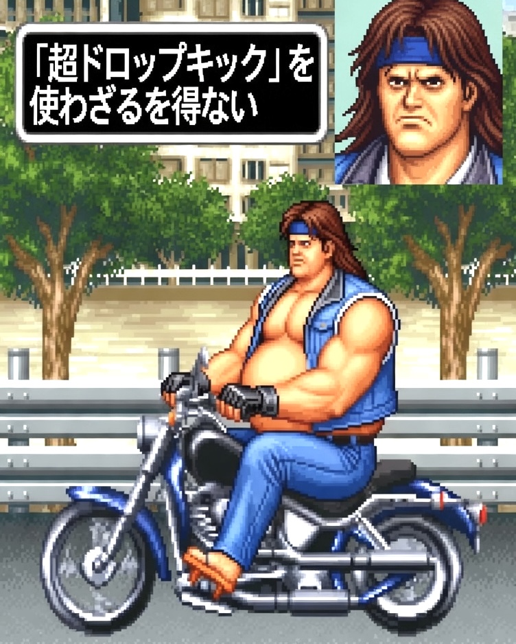 To_m_m_y_'s tweet photo. おはようございます、本日もよろしくお願いします♪

龍虎乱舞を使う奴が相手ならスーパードロップキックを使わざるを得ない https://t.co/N28pu4N7za