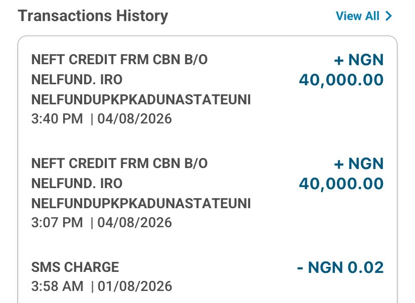 Mohfreeguy's tweet photo. Did you also receive double upkeep payment  today?? 
If yes indicate in the comment section with the name of your institution..
#Nelfund https://t.co/9zglkQaO6J