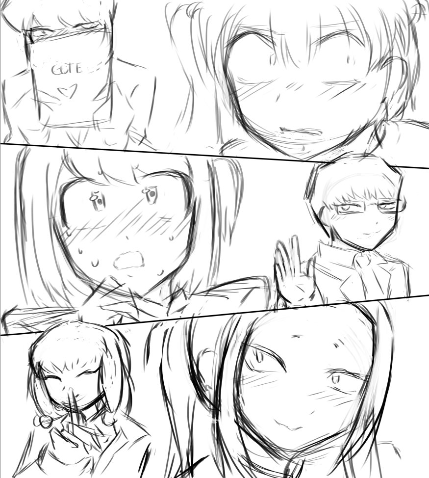 naaatuc's tweet photo. Boceto feo de una idea que se me ocurrió (mis ships favs)

#古見さんはコミュ症です https://t.co/D9I8g7EWiP