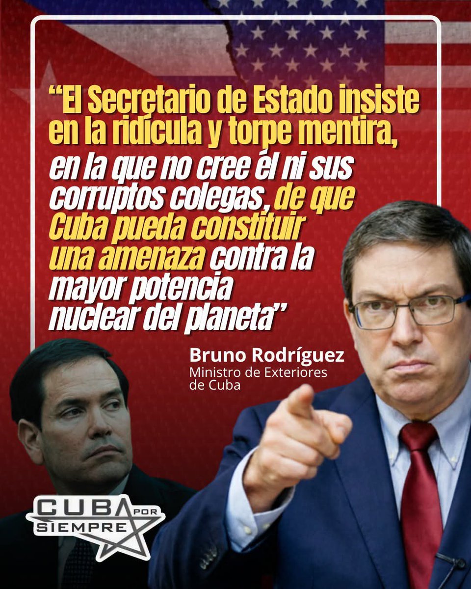 LorenzoOsbel's tweet photo. Las mentiras de Marco Rubio y su  odio enfermizo hacia #Cuba harán que él transite por el camino del fracaso político #LasTunas #PorLasTunasLaVictoria #SíSePuede https://t.co/7G8BCOw0vA