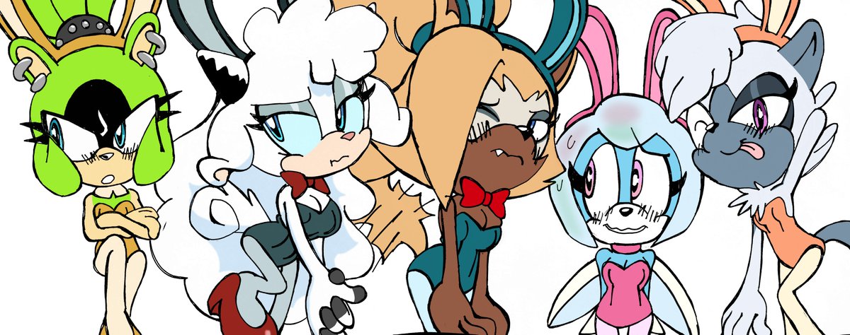 cosmicseternity's tweet photo. eh even if its late its never a bad time to post some cute bunny girls https://t.co/FUE7GAqHbs