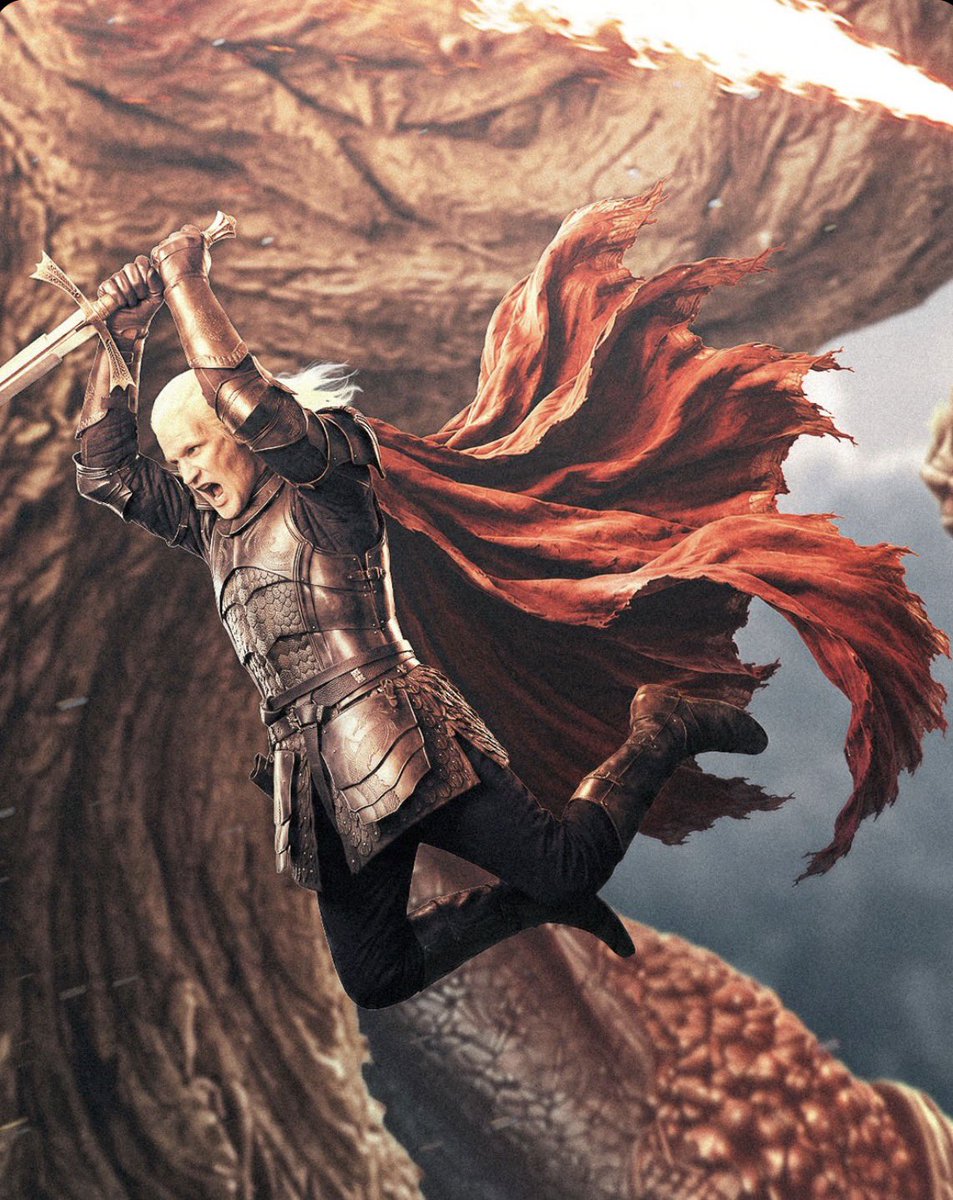 Gaxxod2's tweet photo. #HouseOfTheDragon

Battle Above the Gods Eye masih jadi duel paling gila di seluruh sejarah Targaryen sih 😭

Bayangin aja, Daemon sengaja ngiket dirinya ke sadel Caraxes sebelum bertarung, seolah dia udah tahu ini bisa jadi perjalanan terakhirnya.

Terus di tengah pertarungan, dia nekat lompat dari Caraxes ke Vhagar lalu menusukkan Dark Sister tepat ke mata Aemond.

Aemond akhirnya ditemukan masih terikat di sadel Vhagar, dengan Dark Sister masih tertancap di mata kirinya.

Sementara Daemon… tubuhnya gak pernah ditemukan.

Menurut kalian, Daemon emang udah siap mati demi mengakhiri Aemond, atau masih ada kemungkinan dia selamat?

#HOTD