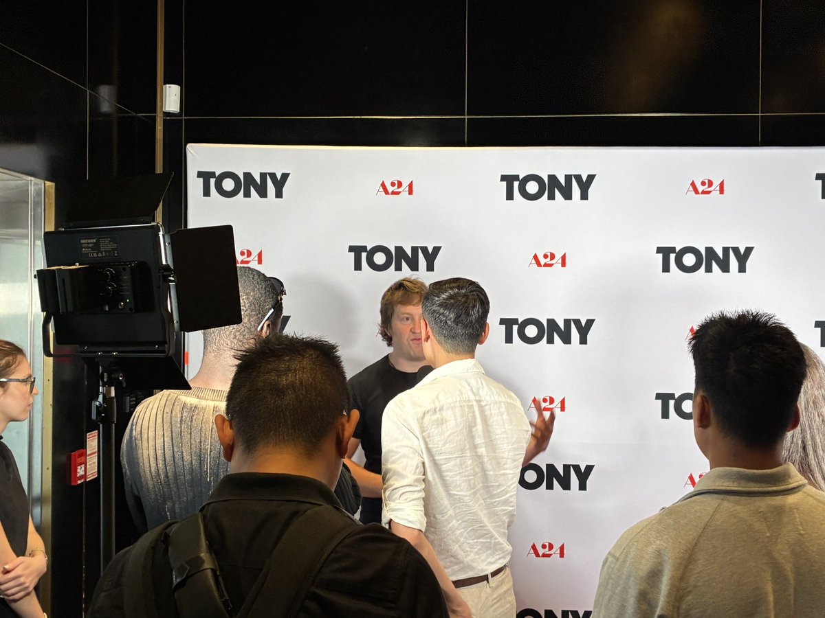 JaneCStevenson's tweet photo. At the #toronto screening of #tonymovie at the paradise cinema directed by Matt Johnson. It’s the origin story of Anthony Bourdain. https://t.co/Z7TrNEXcBk