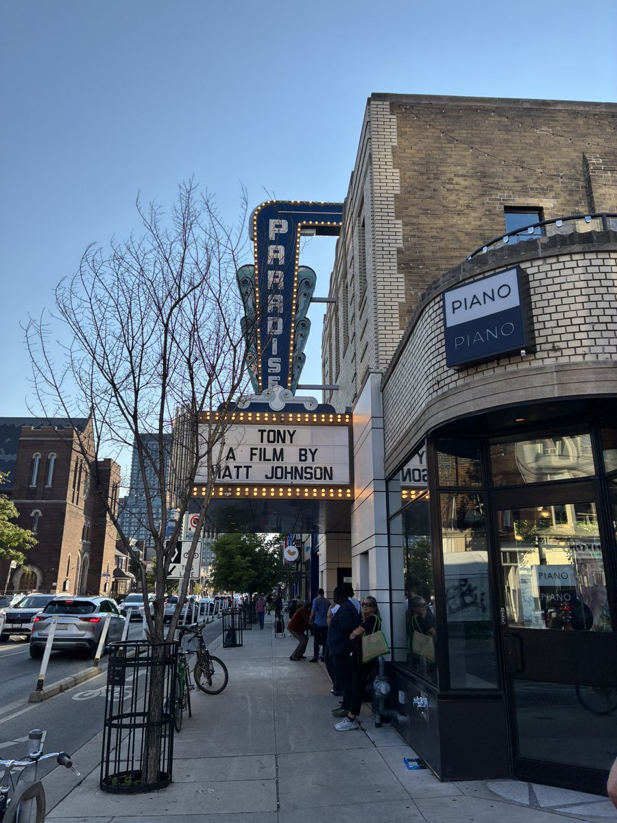 JaneCStevenson's tweet photo. At the #toronto screening of #tonymovie at the paradise cinema directed by Matt Johnson. It’s the origin story of Anthony Bourdain. https://t.co/Z7TrNEXcBk