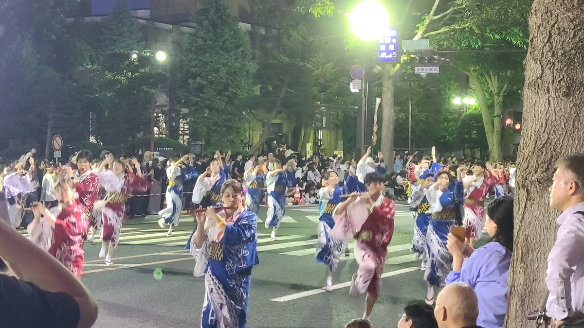 higuma4124's tweet photo. 昨日は最終日のさんさ踊りへ。
何回見ても盛岡の夏の訪れを実感できる良いお祭りですな～😄
雨の前半、晴れの後半……四日間お疲れ様でした😊

#岩手
#盛岡市
#さんさ踊り
#祭り https://t.co/dEuE6OQHul